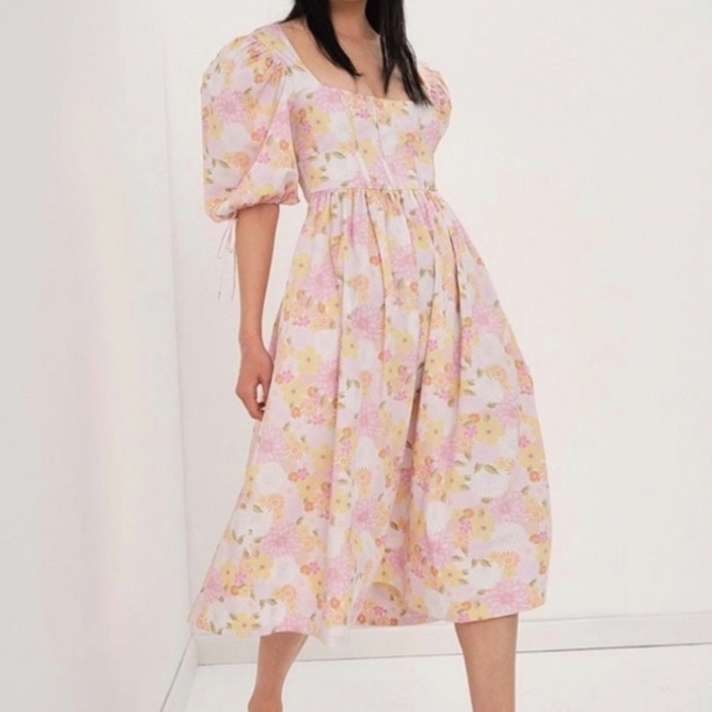 FOR LOVE AND LEMONS CARRIE MIDI DRESS
